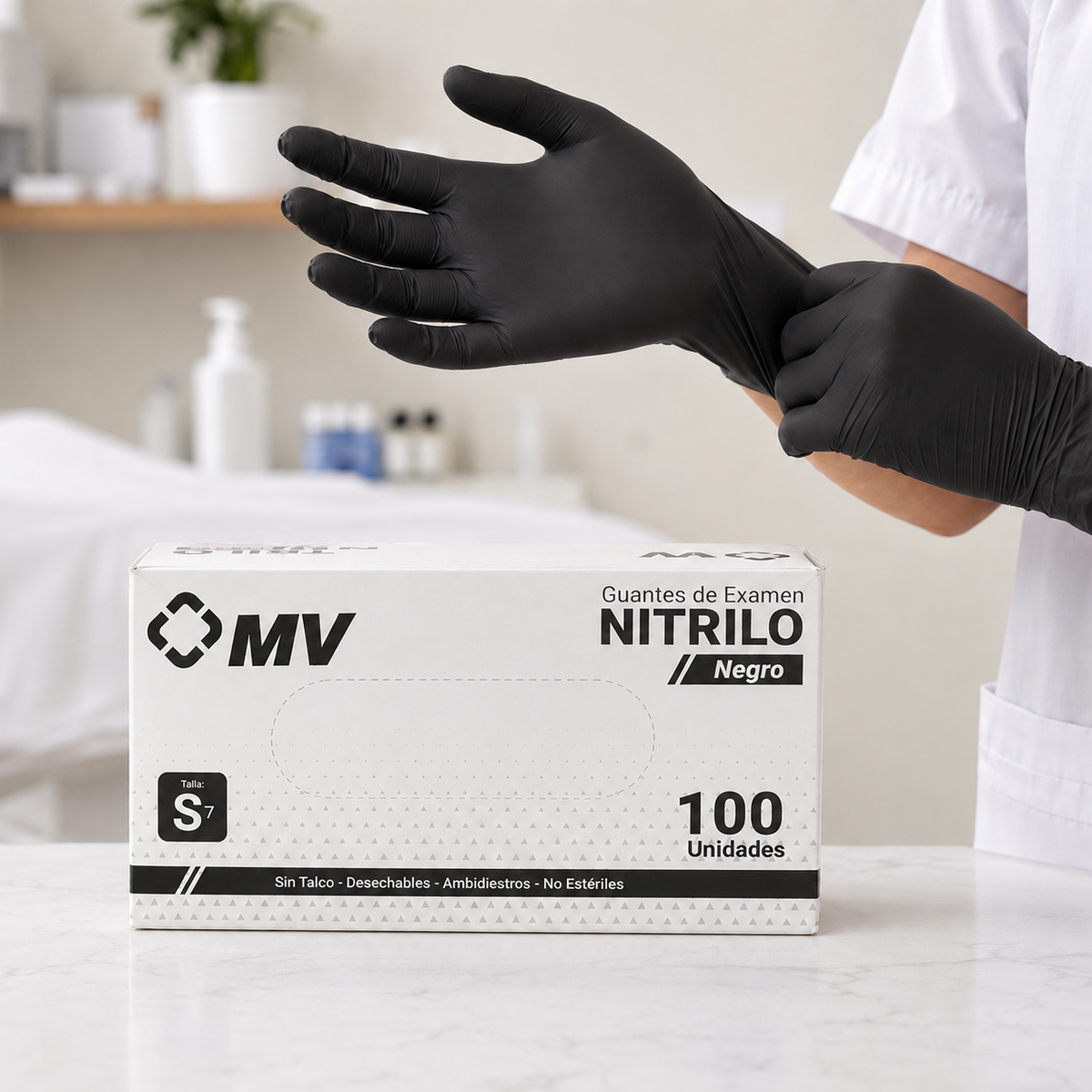 GUANTES DE NITRILO MEDIC VIVIAN
